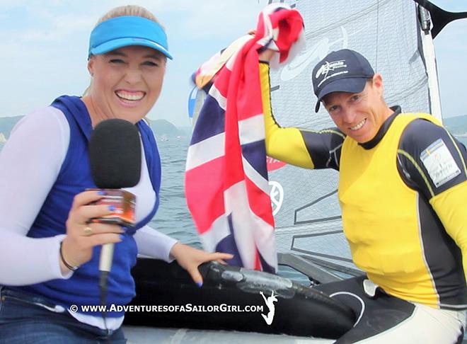 With Goodison after his win - 2016 Yanmar Moth World Championships © Adventures of a Sailor Girl